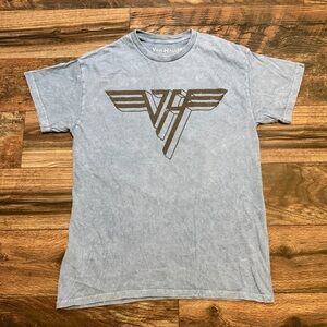 Van Halen officially licensed short sleeve crewneck graphic band top size medium